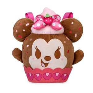 NWT DISNEY MUNCHLINGS BAKED TREATS MINNIE MOUSE STRAWBERRY CUPCAKE BACKPACK